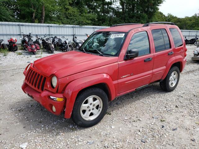 1J4GL58K72W318832 - 2002 JEEP LIBERTY LIMITED RED photo 1