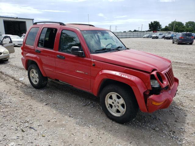 1J4GL58K72W318832 - 2002 JEEP LIBERTY LIMITED RED photo 4