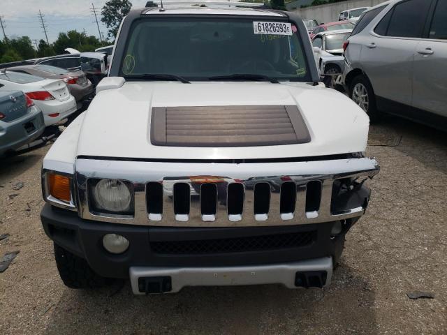 5GTEN13E388131420 - 2008 HUMMER H3 WHITE photo 5