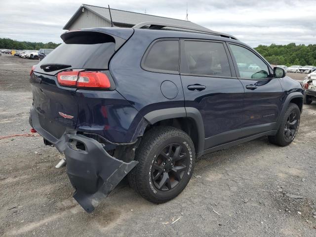 1C4PJMBS2GW183720 - 2016 JEEP CHEROKEE TRAILHAWK BLUE photo 3