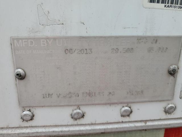 1UYVS2530EM814326 - 2014 UTILITY TRAILER WHITE photo 10