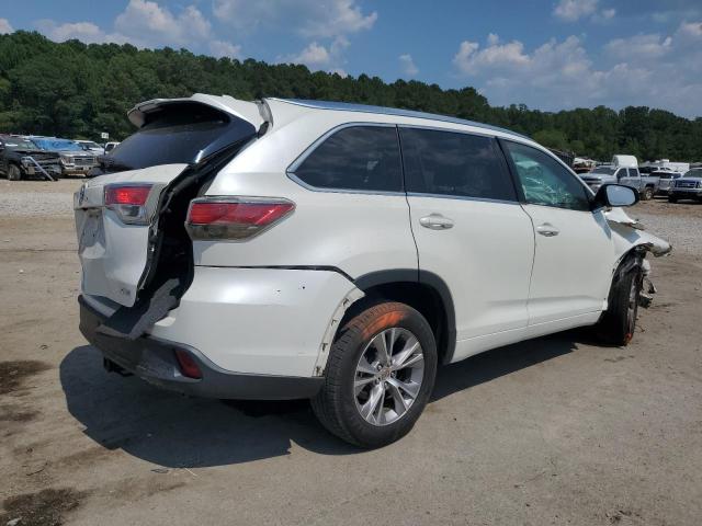 5TDKKRFH1FS041022 - 2015 TOYOTA HIGHLANDER XLE Սպիտակ լուսանկար 3