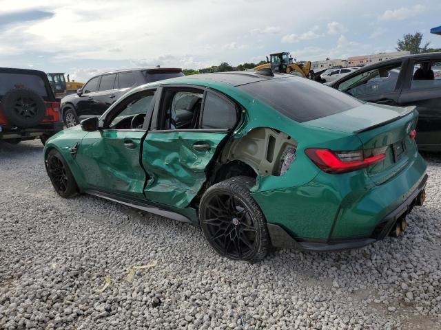 WBS33AY02NFL88764 - 2022 BMW M3 COMPETITION GREEN photo 2