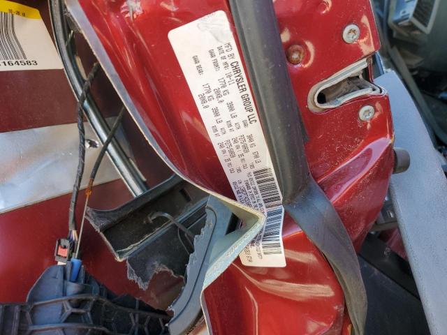 1C6RD7FT4CS164583 - 2012 DODGE RAM 1500 ST წითელი ფოტო 12