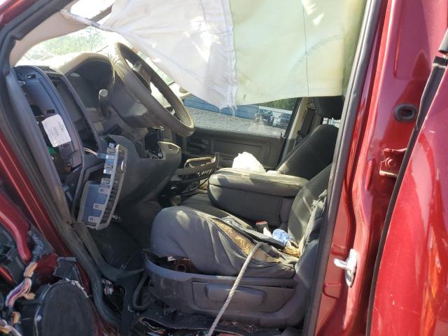 1C6RD7FT4CS164583 - 2012 DODGE RAM 1500 ST წითელი ფოტო 7