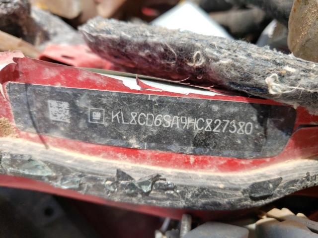 KL8CD6SA9HC827380 - 2017 CHEVROLET SPARK 1LT RED photo 12