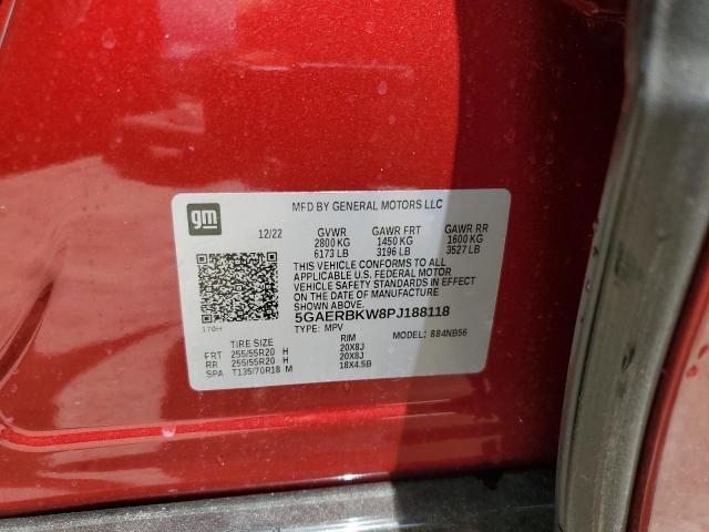 5GAERBKW8PJ188118 - 2023 BUICK ENCLAVE ESSENCE Qırmızı foto 13