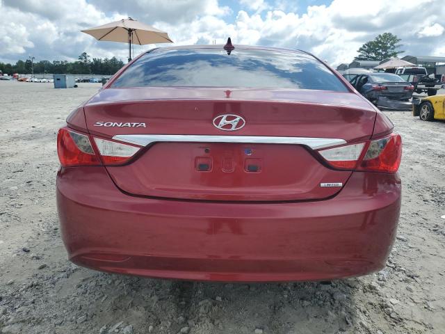 5NPEC4ACXBH286748 - 2011 HYUNDAI SONATA SE RED photo 6