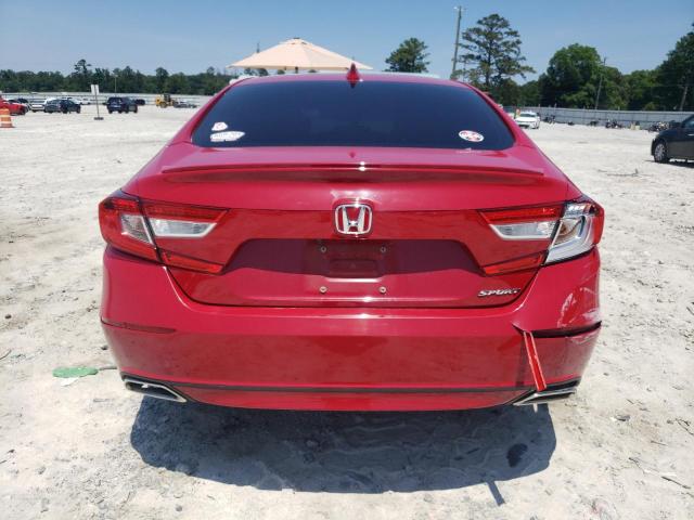 1HGCV1F31JA229709 - 2018 HONDA ACCORD SPORT RED photo 6