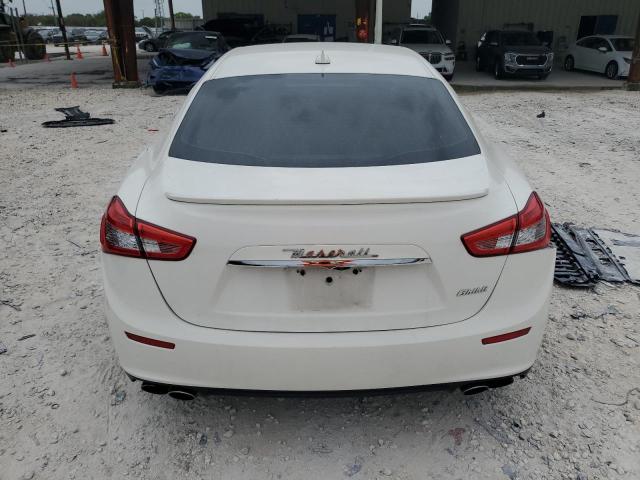 ZAM57XSA2H1242662 - 2017 MASERATI GHIBLI WHITE photo 6