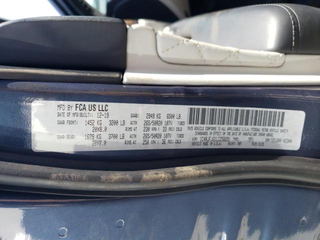 1C4RJFJG1LC258291 - 2020 JEEP GRAND CHER SUMMIT ნაცრისფერი ფოტო 13