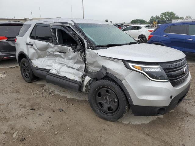 1FM5K8AR6EGA92818 - 2014 FORD EXPLORER POLICE INTERCEPTOR 银色 照片 4