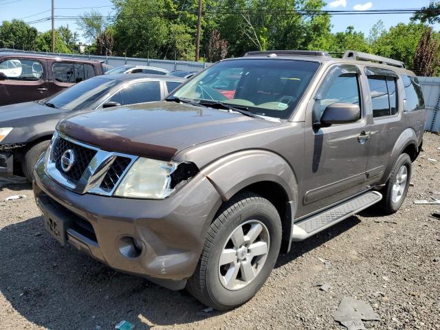 5N1AR18B08C649647 - 2008 NISSAN PATHFINDER S BROWN photo 1