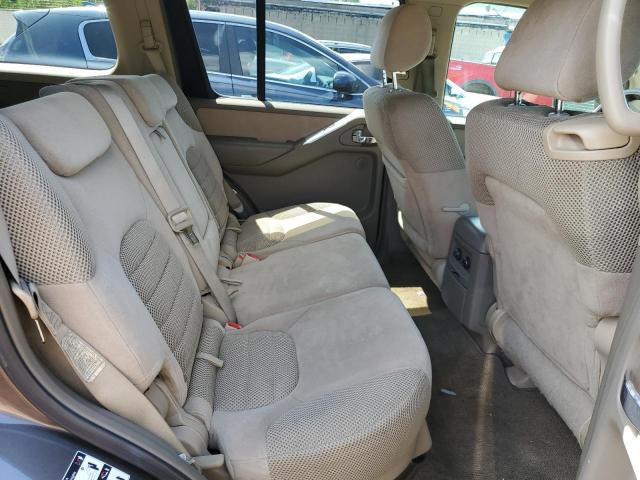 5N1AR18B08C649647 - 2008 NISSAN PATHFINDER S BROWN photo 10