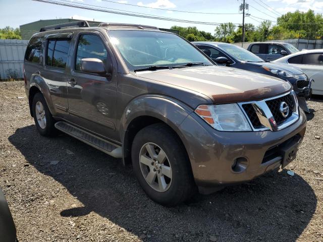 5N1AR18B08C649647 - 2008 NISSAN PATHFINDER S BROWN photo 4