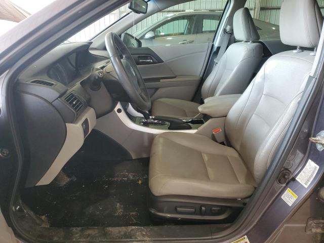 1HGCR3F82EA033909 - 2014 HONDA ACCORD EXL GRAY photo 7