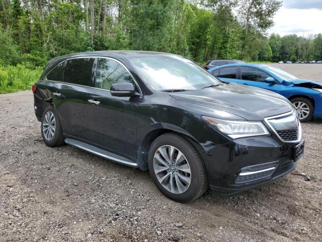 5FRYD4H43GB508625 - 2016 ACURA MDX TECHNOLOGY BLACK photo 4