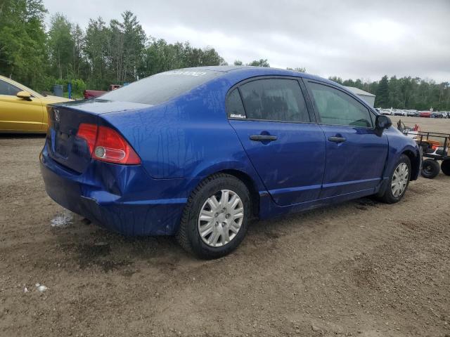 2HGFA163X7H037384 - 2007 HONDA CIVIC DX BLUE photo 3