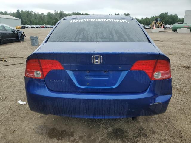 2HGFA163X7H037384 - 2007 HONDA CIVIC DX BLUE photo 6