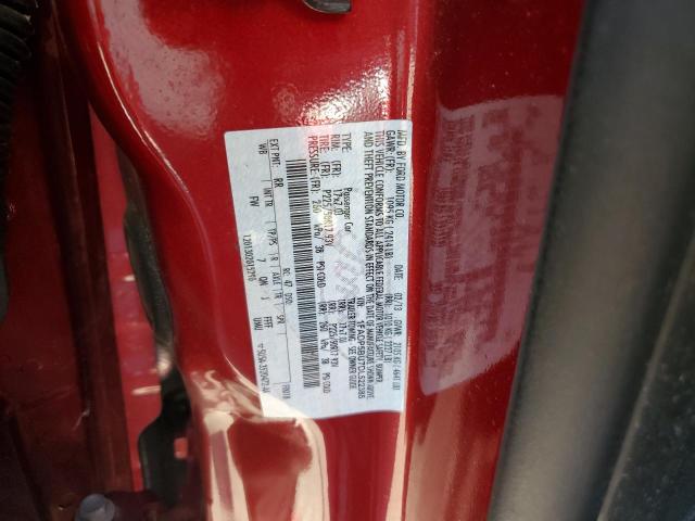 1FADP5BU7DL522385 - 2013 FORD C-MAX SEL წითელი ფოტო 12