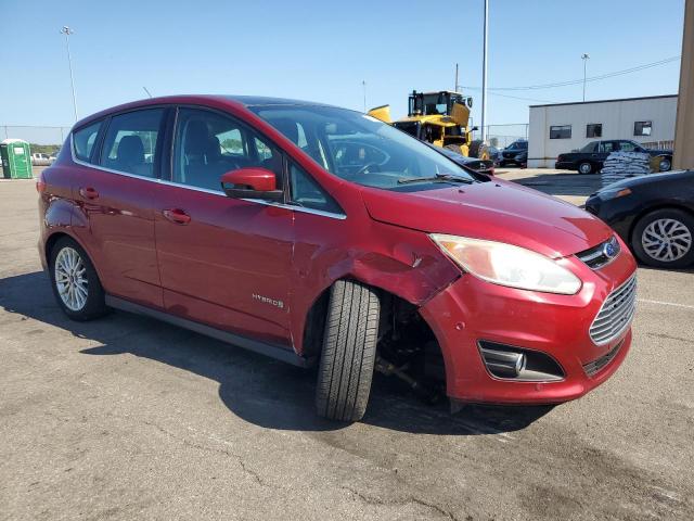 1FADP5BU7DL522385 - 2013 FORD C-MAX SEL წითელი ფოტო 4