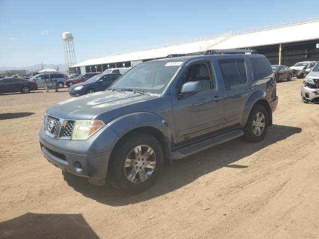 5N1AR18U15C706743 - 2005 NISSAN PATHFINDER LE BLUE photo 1