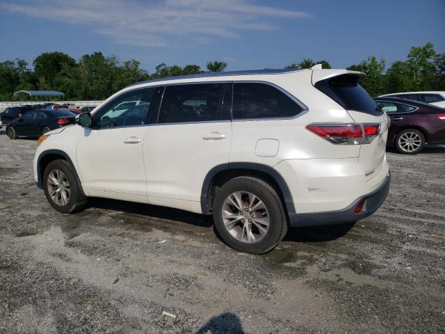 5TDKKRFH9ES026878 - 2014 TOYOTA HIGHLANDER XLE Weiß Foto 2