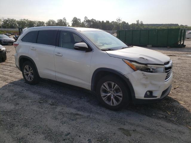 5TDKKRFH9ES026878 - 2014 TOYOTA HIGHLANDER XLE Weiß Foto 4