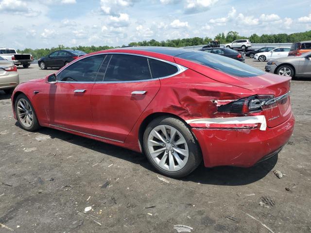 5YJSA1E20HF205188 - 2017 TESLA MODEL S Qırmızı foto 2