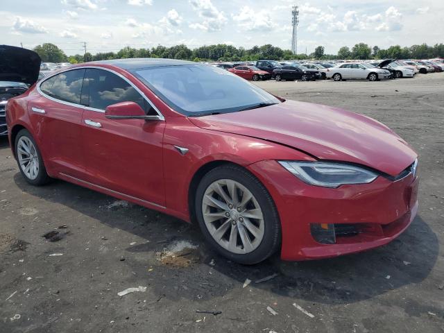 5YJSA1E20HF205188 - 2017 TESLA MODEL S Qırmızı foto 4