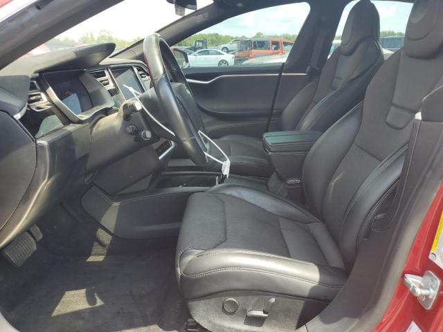 5YJSA1E20HF205188 - 2017 TESLA MODEL S Qırmızı foto 7