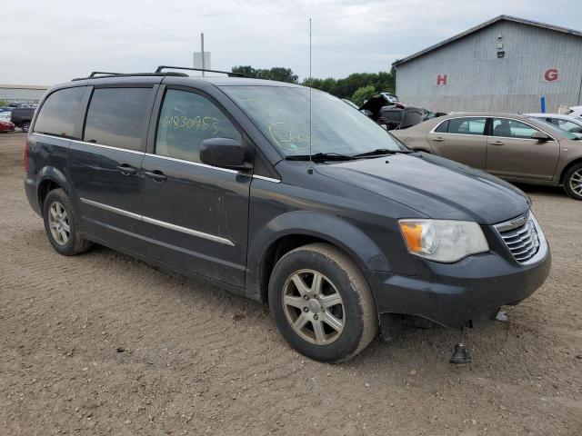 2C4RC1BG3CR162360 - 2012 CHRYSLER TOWN & COU TOURING BLUE photo 4