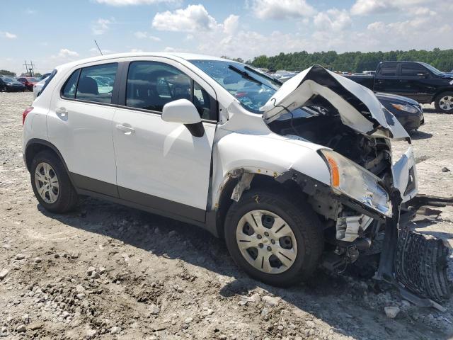 KL7CJKSB0FB096307 - 2015 CHEVROLET TRAX LS WHITE photo 4