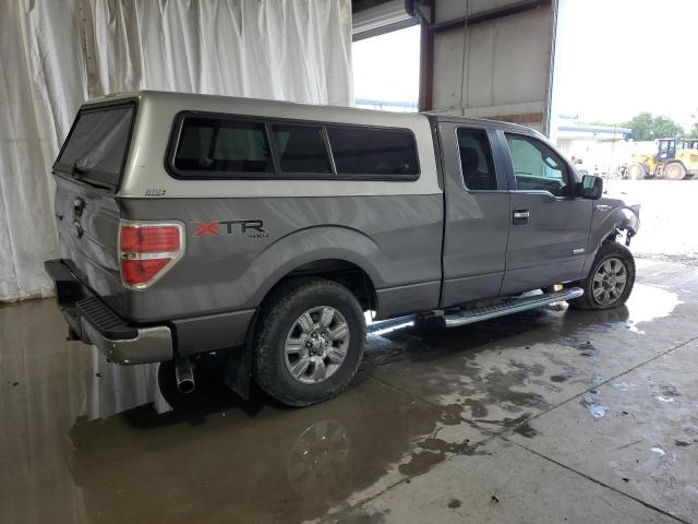 1FTFX1ET4CFA97249 - 2012 FORD F150 SUPER CAB GRAY photo 3