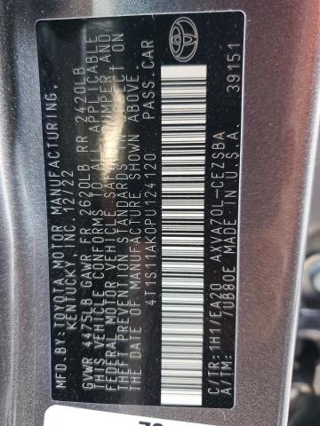 4T1S11AK0PU124120 - 2023 TOYOTA CAMRY SE NIGHT SHADE GRAY photo 13