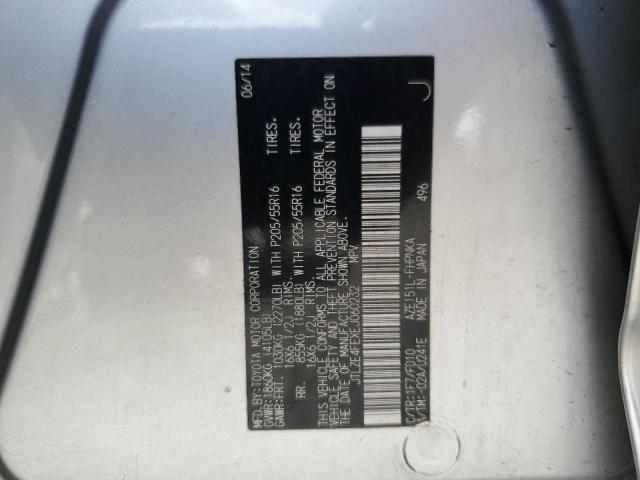 JTLZE4FEXEJ060232 - 2014 TOYOTA SCION XB 银色 照片 12