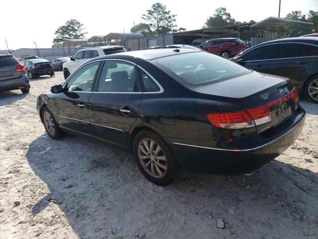 KMHFC46F08A332333 - 2008 HYUNDAI AZERA SE BLACK photo 2