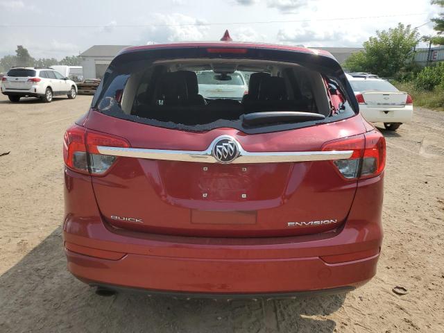 LRBFXBSA1HD199408 - 2017 BUICK ENVISION ESSENCE RED photo 6