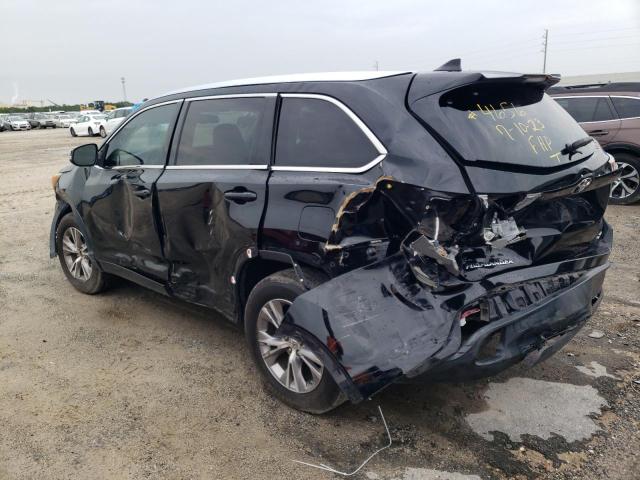 5TDKKRFH6FS064666 - 2015 TOYOTA HIGHLANDER XLE Qara foto 2