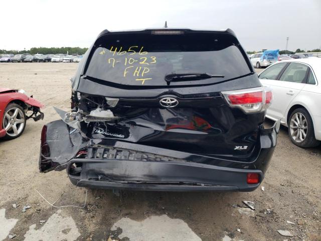 5TDKKRFH6FS064666 - 2015 TOYOTA HIGHLANDER XLE Qara foto 6