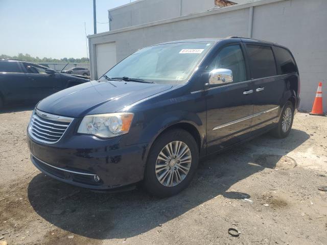 2C4RC1CG8DR781665 - 2013 CHRYSLER TOWN & COU TOURING L BLUE photo 1
