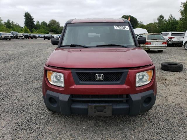 5J6YH28716L008537 - 2006 HONDA ELEMENT EX BURGUNDY photo 5