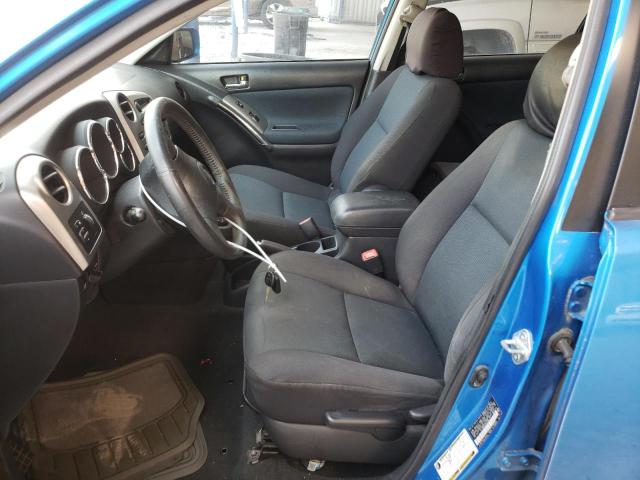 2T1KR32E58C696154 - 2008 TOYOTA MATRIX XR BLUE photo 7