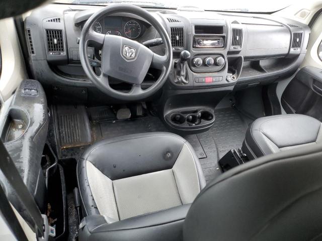 3C6TRVDG6HE546836 - 2017 RAM PROMASTER 2500 HIGH WHITE photo 8