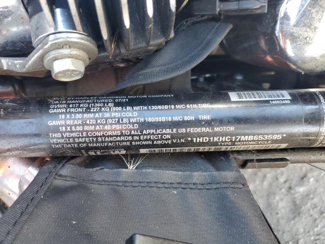 1HD1KHC17MB653595 - 2021 HARLEY-DAVIDSON FLTRX 灰色 照片 10