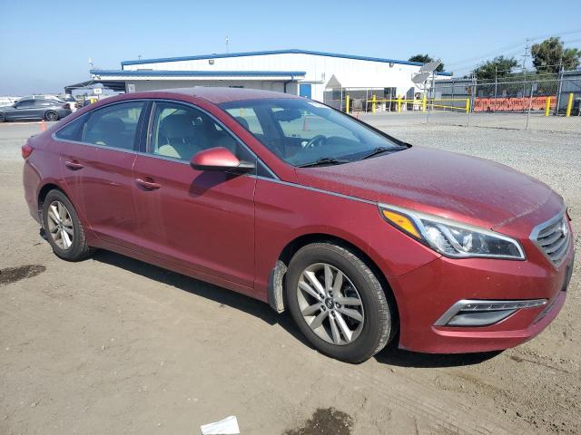 5NPE24AF2FH234274 - 2015 HYUNDAI SONATA SE RED photo 4