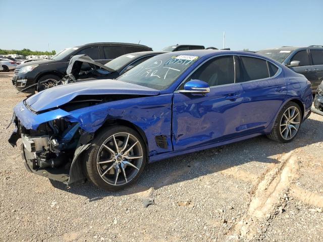 KMTG54TE7PU107517 - 2023 GENESIS G70 BASE BLUE photo 1