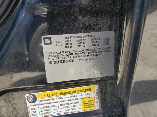 1G1ZC5E13BF339700 - 2011 CHEVROLET MALIBU 1LT 黑色 照片 12