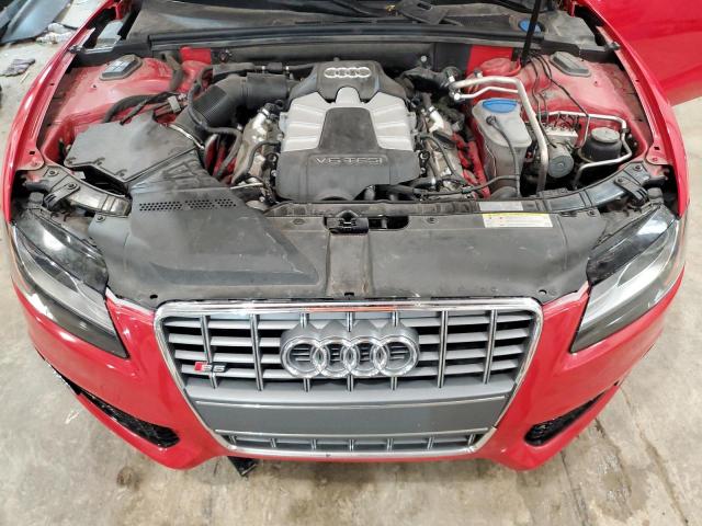WAUVGAFH5BN013754 - 2011 AUDI S5 PRESTIGE RED photo 12