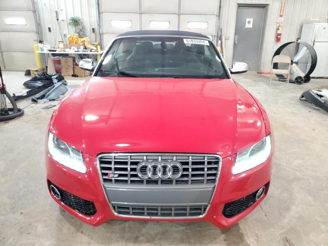 WAUVGAFH5BN013754 - 2011 AUDI S5 PRESTIGE RED photo 5